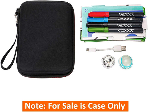 LTGEM Carrying Case for Bit Coding Robot, Fits USB Charging Cable, 4 Color Code Markers, Case Only