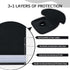 INFANZIA Dry Seat Car Seat Protector, Waterproof Liner for Potty Training Toddlers (Black, 1 Pack)