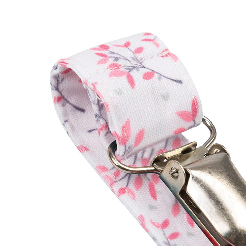 Babygoal Floral Pacifier Clips, 6 Pack Pacifier Holder Clips for Boys and Girls, Fits Most Pacifier Styles, Teething