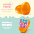 24 JOYIN PCS Prefilled Easter Eggs with Assorted ToysFilled with Mochi Squishy Toys and Pop Bubble Fidget