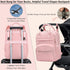 Backpack Tenot Diaper Bag for Women with Changing Pad, Baby Bag with Insulated Pockets Multifunctional Diaper Bags