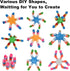 28Pcs GOLDGE Transformable Fidget Spinners Deformable Chain DIY Robot Toys, Stress Relief Sensory Gyro for Kids
