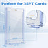 50ct 35pt Magnetic Card Holder for Trading Cards, Ultra Clear Baseball Card Holder, Hard Plastic Protectors for Sports