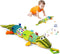 Jollybaby Tummy Time Baby Toys with Rattles, Crinkle, Musical Toys for Newborns 0-12 Months Boys & Girls - Alligator