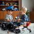 Set, Command 6+, 540 City Police Chase Building SWAT Mobile Police Truck Building Toy with Helicopter & Police