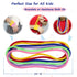 6 Pack (6) Sensory Chew Necklace for Boys and Girls, Stretch Chewing Necklaces for Kids with Autism ADHD SPD, Oral