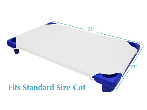 2 Pack 100% 23" 51" American Baby Company Natural Cotton Percale Cot Sheets for Daycare Standard Size x - Soft