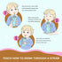 8-Ounce Mootikar Honey Bear Silicone Straw Cup, Babies Water Drinking Cup, Therapy Sippy Bottles for Speech and Feeding