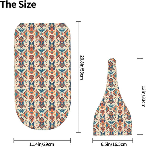 Sets Aztec Pattern Newborn Swaddle Blanket Hat Soft Baby Receiving Blankets Swaddle Sack for Baby Shower Infant Boy
