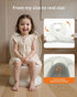 PipNest Realistic Potty Training Toilet - Flushing Sounds, Wipes Storage, Disposable Liners, Easy to Clean for Toddler