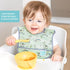 3-9 2-pk Bumkins Bibs, for Baby Girl or Boy, Infant Months, Essential Must Have for Eating, Feeding, Baby Led Weaning