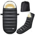 IvyWind Stroller Footmuff, Baby Winter Stroller Bunting Bag with Removable Zipper, Universal