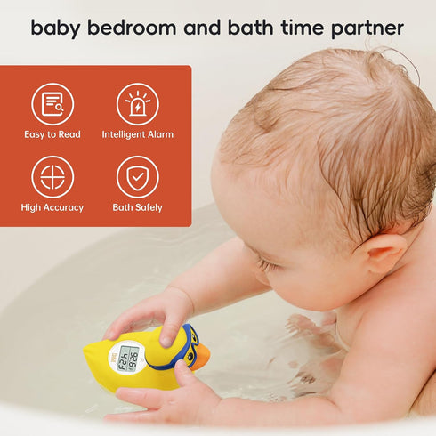 b&h Baby Bath Thermometer, The Infant Bath Floating Toy Safety Temperature Water Thermometer, Baby Bath Essentials