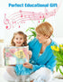 Baby Musical Learning Toys , Floor Piano Playmat for Toddlers with Animal Flash Cards Music Sound for Early Education