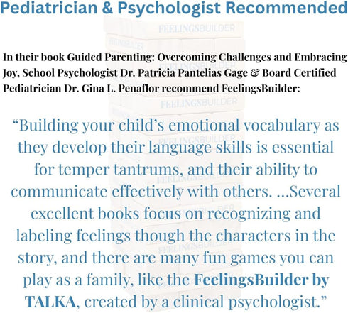 Feelings Builder - Therapy Games for Kids & Teens, Therapist Office Must Haves, Anger Management Toys, CBT Game
