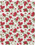 Vdsrup 39 27 5In Crib Sheets for Boys Girl Red Roses Green Leaves Neutral Mini Crib Mattress Sheets Fitted, Toddler