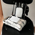 REDYY Pack Sturdy Cotton Wet Wipe Storage Quilted Bowknot Stripe Designs Soft Travel Tissue Holder for On The Way Moms