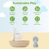 PlanToys Wooden Sailing Boat Toy with Seal | Bath Time Water Toy for Floating Play, Imagination & Gentle Sensory