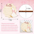 FYSUIMU Silly Goose Birth Announcement Sign Pink Bow Goose Newborn Milestone Wooden Board Hello World Newborn Sign