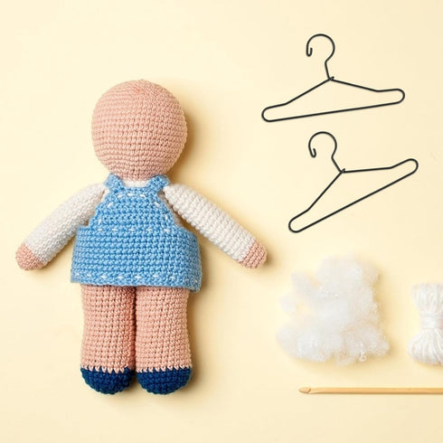 20 Pcs Doll Clothes Hanger, Metal Outfit Hanger for Doll Clothes Accessories