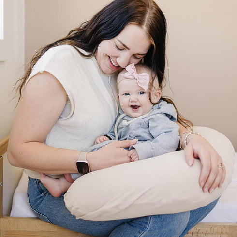 TPCKHY Baby Waterproof Nursing Pillow Cover, Stretchy Nursing Covers for Breastfeeding Pillows, Adorable Infant Feeding