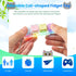 Hunfuthr 2 4-in-1 Pcs Keyboard Fidget Toy for Adult, Cute Cat Clicker Keyboard Fidget Keychain with LED Lights