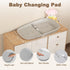 Foam,27x17 InchGrey Babylush Wipeable Changing Pad for Dresser,Easy to Clean and Non-slip Waterproof Changing Pad