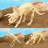 NUOLUX 3Pcs 4D Dinosaur Fossil Skeleton Toys