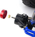 Aluminum Wheel Hex Hub Adapters for Tamiya Super ClodBuster Bullhead Upgrades (Red)