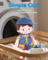 Doll(16''), 2-Year-Old LeyaDoll Soft Bady Educational Soft Baby Learning Sensory Doll for Toddlers, Montessori Toys
