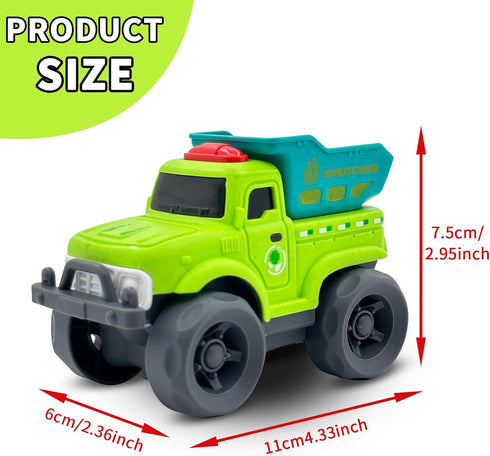 1-3 Aigitoy Toddler Car Toys for Boy Girl Year Old, Green Recycling Truck, BPA Free, Phthalates Free, PVC, Recycled