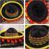4 Pieces Mini Mexican Sombrero Hats, Straw Sombreros for Fiesta Carnival Mexican Theme Party Decorations