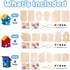 12 Set 3 2 Neliblu DIY Wooden Bird House Kits - Creative Arts and Crafts for Kids and Adults - Unfinished Wood