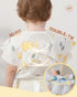 SauGonb 16/36 Disposable Baby Bibs for Baby Boys and Girls - Long Sleeve Bib Individually Wrapped Waterproof Baby Bibs