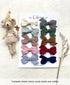 Baby Girls Hair Bows Clips, 10pcs Fully Lined Alligator Barrettes Hair Accessories for Infants Toddlers by Cherssy