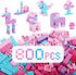 800PCS Basic Macaron Building Blocks - Creative Building Toys Compatible with Major Brands, Birthday Gifts