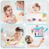 3 4 5 6 7 8 2-4, 3 4 5 6 7 8 Gretex Toddler Bath Toys for Years Old Girls, Bubble Ice Cream Maker Bath Toy, Shower