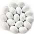 18 PCS Wooden Fake Chicken Eggs,White Wood Nest Egg Faux Egg for