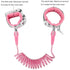 Blisstime Toddler Leash - Anti Lost Wrist Link with Key Lock, Upgraded Baby Leash for Kids (4.9ft/1.5m, Pink)