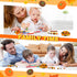 Chuangdi 150 Pcs Mini Pumpkin Erasers Bulk, 3D Rubber Novelty Party Pencil, Halloween Autumn Thanksgiving Party Favor