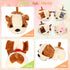 12 Pcs Cute Stuffed Animal Toy - 4 Inch Mini Plush Mermaid Tiger Turtle Puppy Pig Alpaca Cat Keychain Pendant