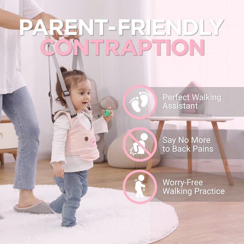 Baby Walking Harness, Handheld Kids Walker Helper, Toddler Infant Assistant Belt for 7-24 Month Olds