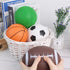 LovesTown 4PCS Sports Balls with Pump, Football, Soccer Ball, Basketball, Playground Ball for Toddlers Indoor & Outdoor