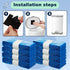 Jaloro 8 Pack 6 Diaper Pail Refill Bags with Activated Charcoal Odor Filters, Lemon Scent Leak-proof Liners Compatible