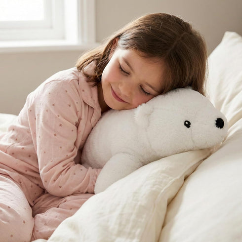 20" WEIGEDU Large Plush Polar Bear Stuffed Animal Soft White Cuddly Toy for Kids, Toddlers & Polar Bear Lovers Adorable