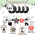 Baby Carseat Toy - Black & White Rattle Spiral Hanging Activity Stroller Toy for Newborns Boys and Girls (Coala)