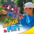 Glider Flying Slingshot Plane Toy (Pack of 12), Pinata Filler Party Favors, Play Foam Airplanes for Kids & Adults