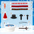 36 Pack Stocking Stuffers for Kids,Christmas Crafts for Kids Bulk,Build a Snowman Crafts Kit Modeling Clay