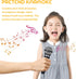 NUOBESTY Pretend Microphone for Kids - Black Plastic Karaoke Music Toy for Birthday Party Favors