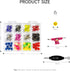 14Pcs 48Pcs 60Pcs 30PCS 4PCS 96mm Multicolour Trucks Wheels Screws & Nuts & Spanner Tool for Fingerboard Skateboard